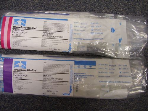 ! Broselow/Hinkle Pediatric Emer Sys Intubation Mod 7700PIN-7700RIN Lot of 2