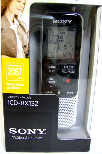 2gb sony digital voice activated recorder audio mp3 vor for sale