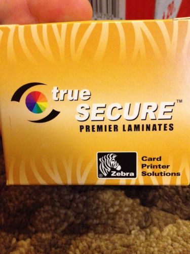 Zebra True Secure Premier Laminates - 80015-014