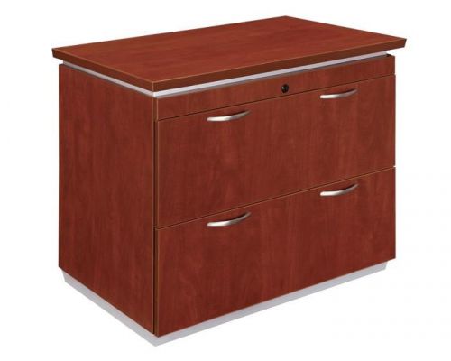 New Pimlico Cherry Laminate Office 2-Drawer Lateral File/Filing Cabinet