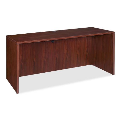 Lorell llr69377 essentials series mahogany laminate desking for sale