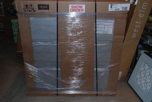 New HON Brigade 800 Series 3 Drawer 42&#034; Lateral File Cabinet Platinum Metallic