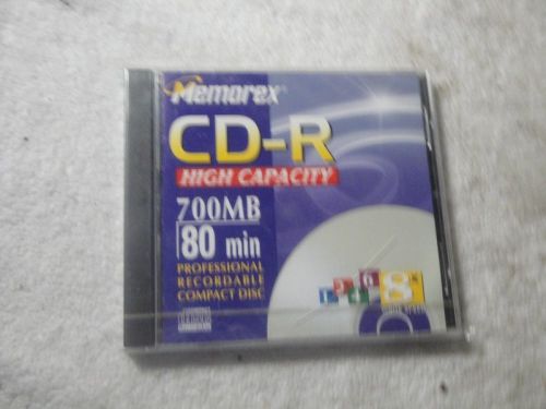 New Memorex CD-R High Capacity 700MB 80 Min- Professional Recordable Compact Di