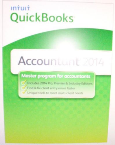Quickbooks Pro 2014 Accountant