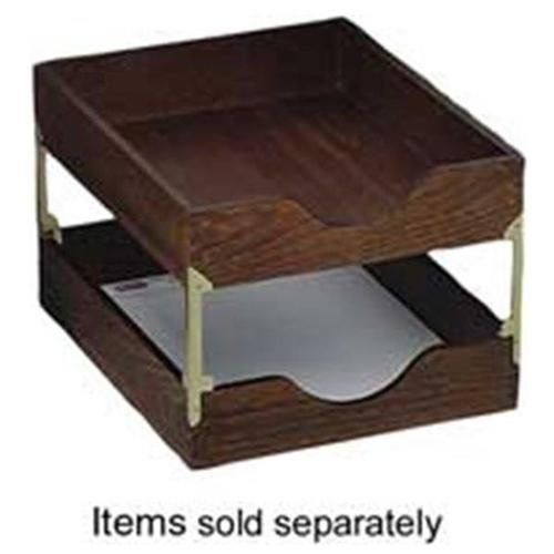 Carver Hedburg Genuine Walnut Desk Tray - Oak - Walnut (CW07222)