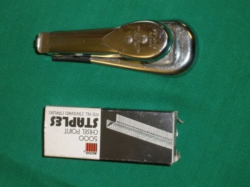 Vintage Small Arrow Stapler plus Staples Box
