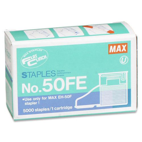 Max USA Staple Cartridge F/EH 50F, 5,000 Capacity. Sold as Box of 5,000