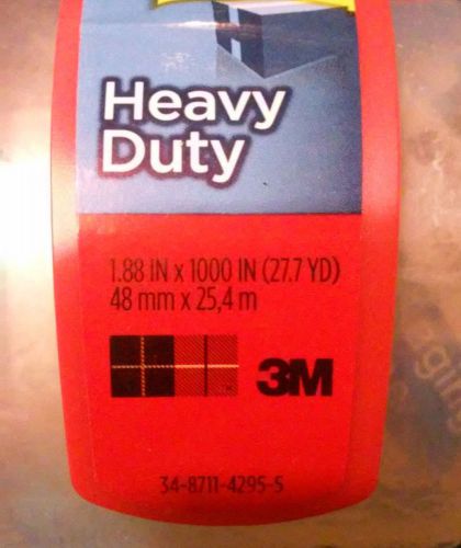 Scotch Shipping Tape Heavy Duty 1.88in X 1000in. {2 Rolls).100% satisfaction