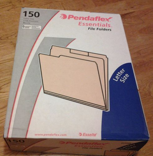Pendaflex Essentials File folders 15 pcs letter size Manila  .