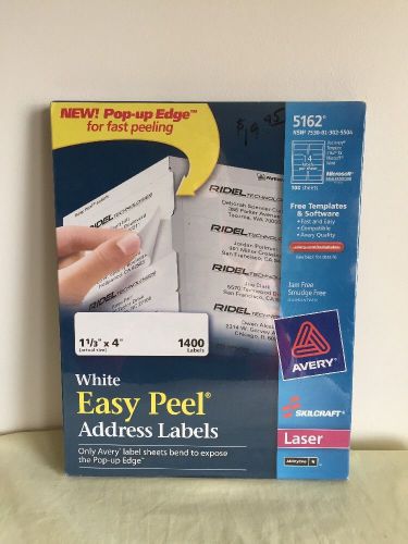 Easy Peel White Laser Labels Address Pop Up Edge Home Office Computer Supplies