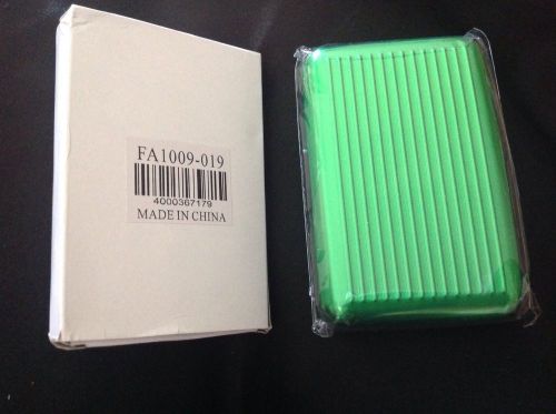 New Plixio Green Aluminum Wallet &amp; Credit Card Case W/ Rfid Protect FA 1009-019