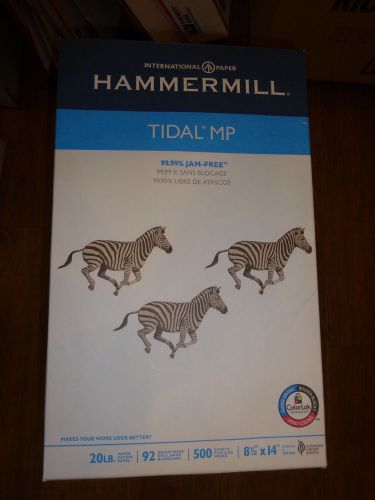 Hammermill copy paper legal size 8 1/2&#034; x 14&#034;  20 lb weight 92 brightness for sale