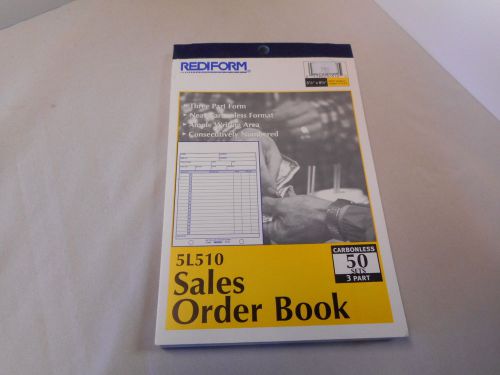 Rediform Sales Order Book 5L510 Carbonless 50 Sets 3-Part NEW