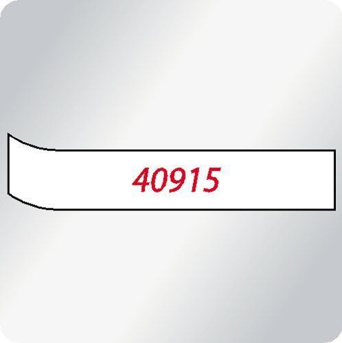Dymo 40915 Red Print/ White Tape 3/8 X 23