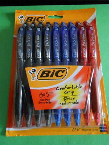 Bic BU3 Retractable Ballpoint Pens, Medium 1.0mm, Assorted, 18/Pack
