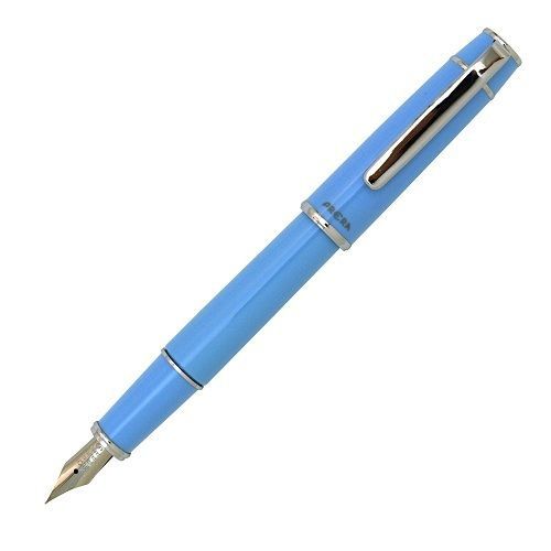 F/S NEW Pilot Fine Nib Fountain Pen Purera Soft Blue Body Import From JP 0814 w