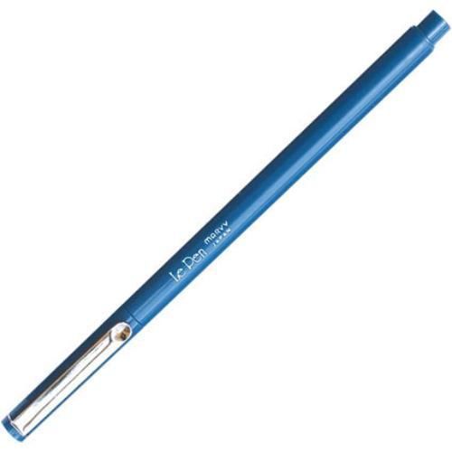 Uchida Lepen Permanent Marker - Micro Fine Marker Point Type - Blue Ink (4300s3)