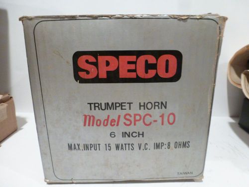 Vintage speco trumpet horn model spc-10/pa speaker for sale