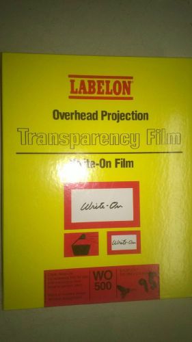 95 Sheets Labelon Transparency Film WO500 Write On