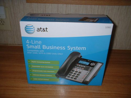 AT &amp; T 4-LINE SMALL BUSINESS SYSTEM #1080 NEW IN BOX FREE SHIPPING