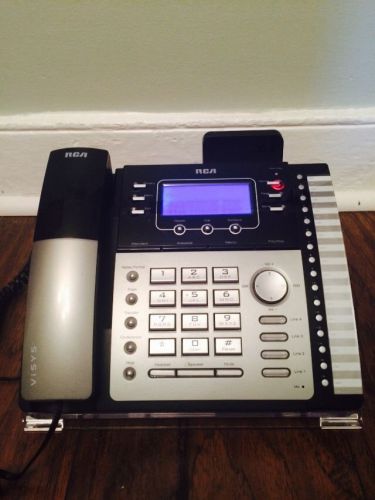 RCA ViSYS  Corded 4-Line Business Phone System W/ Dect 6.0 #25424RE1-A **