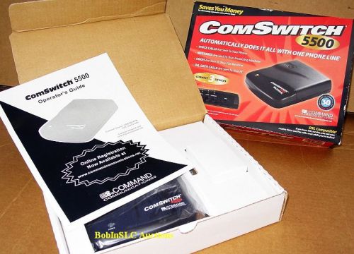 ComSwitch 5500 Line Routing Sharing Switch 3-Port LRS for Phone Fax Command