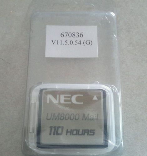 NEC SV8100 SV8300 UM8000 110HR VOICEMAIL 670836