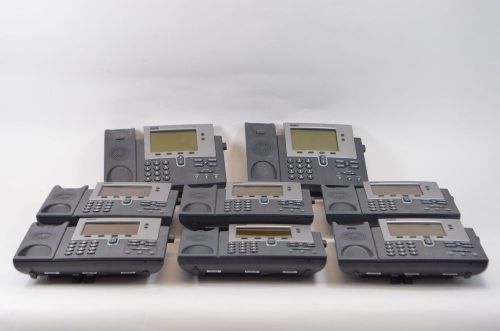 Lot of 8 Cisco 7940 / 7940G IP Phone - Base AS IS