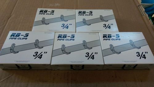 Lot of 500 p6bk 3/4&#034; pex stand-off pipe clips peter mangone for rb-5 rb-6 for sale
