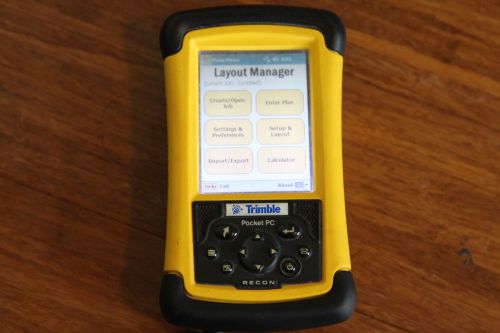 Trimble TDS Recon LM80 Construction Controller Data Collector Layout Manager 4.6