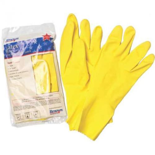 Glove Latex Lg Flockline Renown Gloves REN05241 741224052412
