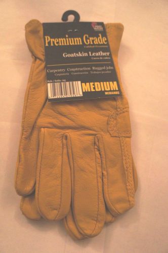 Mid West glove premium grade Goatskin unlined work gloves. Medium style 795.