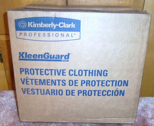 KLEEN GUARD A30   3XL COVERALLS HOODED 46116 UNOPENED BOX OF 21 WHITE SUITES