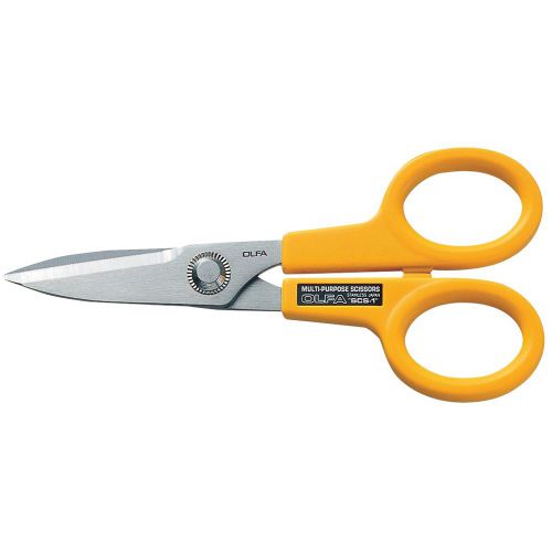 OLFA Scissors, Stainless Steel Serrated Edge 5&#034; (OLFA SCS-1)