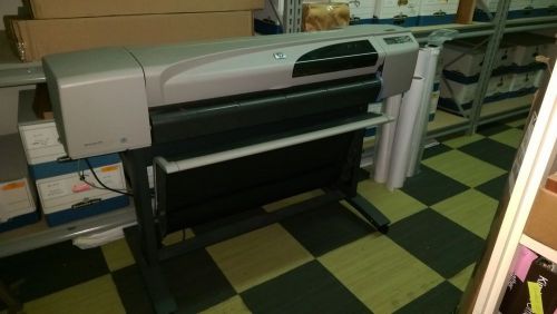 42&#034; hp designjet 500 (c7770b) large-format inkjet printer/plotter w/ hpgl/2 card for sale