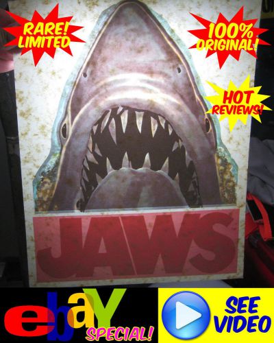 New vintage universal pictures 1975 jaws movie iron-on t-shirt heat transfer for sale