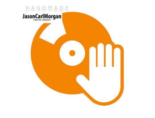 JCM® Iron On Applique Decal, DJ Neon Orange