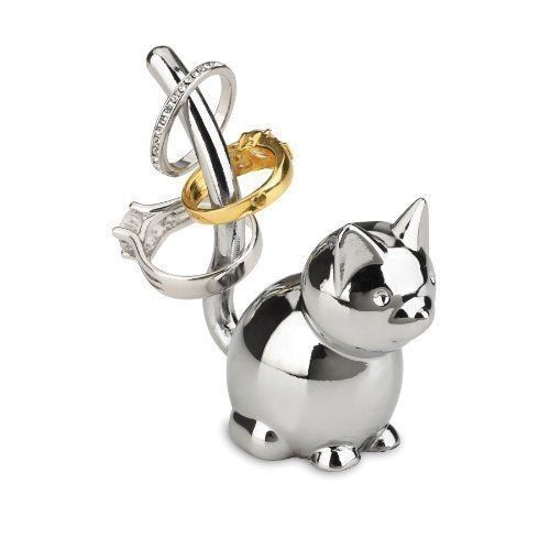 Umbra Jewellery Holder Ring Holder Cat - Zoola Chrome Silver