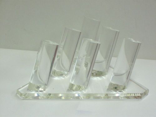 Acrylic 6-Finger Ring Jewelry Display Stand new
