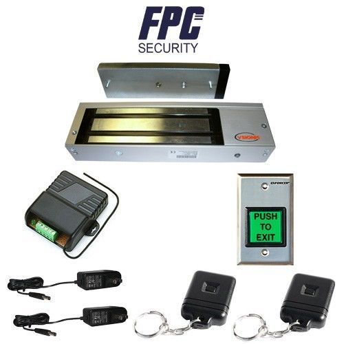 Fpc-5018 1 door access control outswinging door 1200lbs electromagnetic lock kit for sale