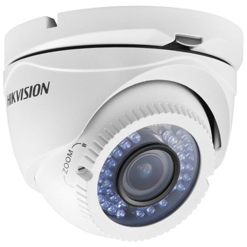 Hikvision DS-2CE55C2P-VFIR3 720TVL Zoom Lens Eyeball Dome CCTV Camera White