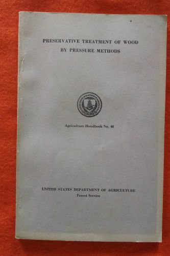 VINTAGE Agriculture Handbook No 40  1952