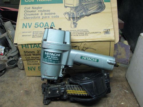 Hitachi NV50AA  2 inch Coil NAIL GUN w/Box