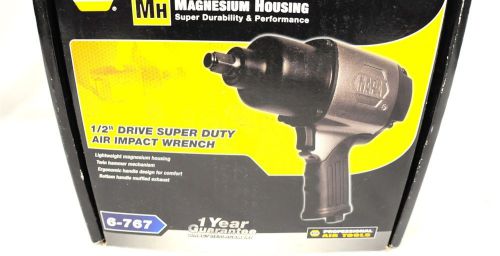 Napa 6-767 Super Duty Air Impact Wrench Magnesium Housing 1/2” Dr.