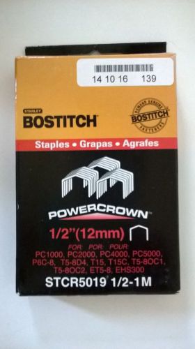 BOSTITCH STCR50191/2-1M 1/2-Inch by 7/16-Inch Heavy-Duty PowerCrown Staple