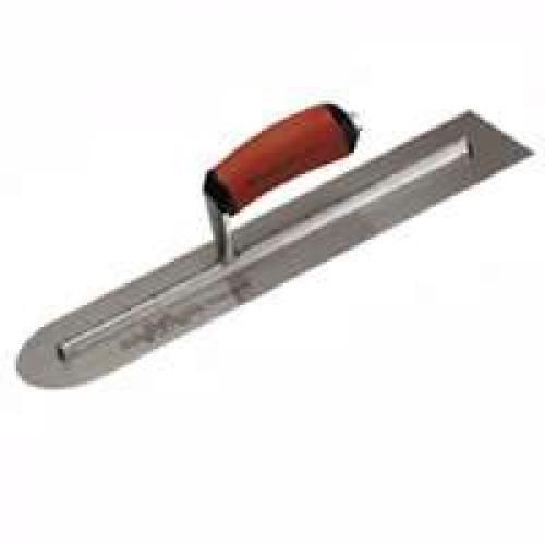 16 in. x 4 in. Finishing Trl-Round Front End Curved DuraSoft Handle Trowel-MXS66