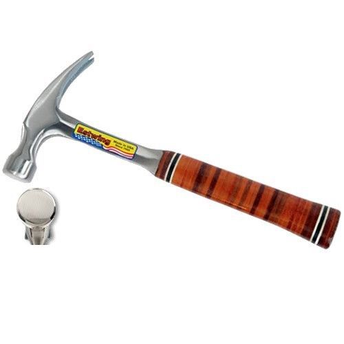 Estwing Rip Hammer Leather Handle E20S 20oz Smooth Face 14426