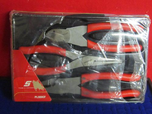 Snap-On 3 Pc Pliers/Cutters Set PL300CF