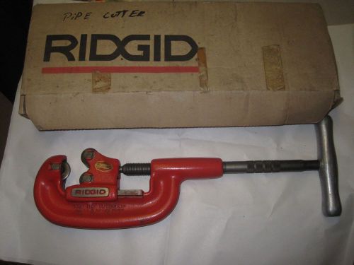 Ridgid No. 2-A 1/8&#034;-2&#034;3-50mm PIPE CUTTER Heavy Duty No.01-2