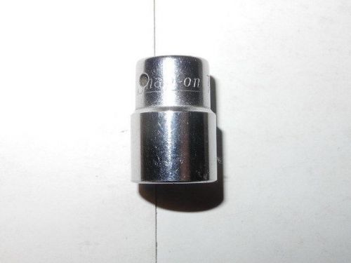 Snap-on Snapon Tools 1/4&#034; drive TM-14 7/16&#034; six point socket no marks old script